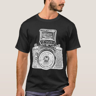 Riesen-Ostdeutsche-Kamera - Weißer Negativeffekt T-Shirt