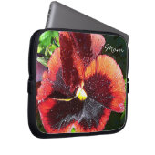 Riesen-Pansy-Blume "Mama" Notebook-Sieb Laptopschutzhülle (Vorne Rechts)