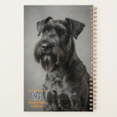 Riesen-Schnauzer-Terminplaner Planer (Rückseite)