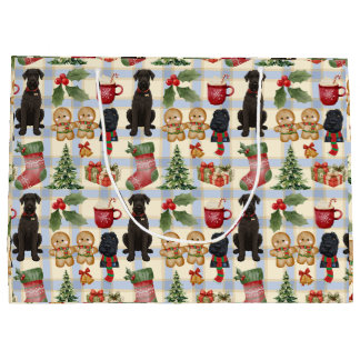 Riesen-Schnauzer-Weihnachtsgeschenktasche Große Geschenktüte