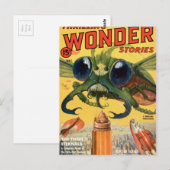 Riesen-Schreckensfliege Postkarte (Vorne/Hinten)