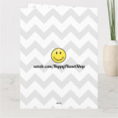 Riesen-Smile-Ehe Herzlichen Glückwunsch Big Card Karte (Rückseite)