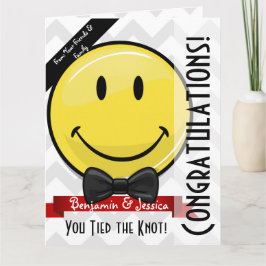 Riesen-Smile-Ehe Herzlichen Glückwunsch Big Card Karte