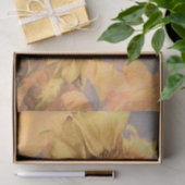 Riesen-Sonnenblumen Land Gelb Grau Deco Seidenpapier (Geschenk)