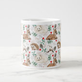 Riesen-Tasse, Waldtiere mit Monogramm Jumbo-Tasse (Vorderseite)