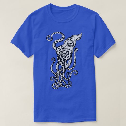 Riesen-Tintenfisch-Squirm T-Shirt (Design vorne)