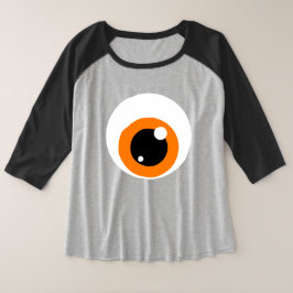 Riesenaugen Plus Größe T - Shirt