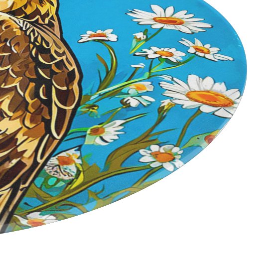 Riesenbachvogel Schneidebrett (Ecke)