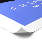 Riesenbanner Art Deco New York Hafen Poster (Ecke)