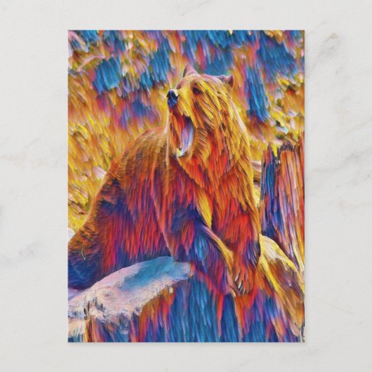 Riesenbär Postkarte (Vorderseite)