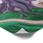 Riesenbaum aus Amethyst Poster (Ecke)