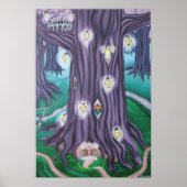 Riesenbaum aus Amethyst Poster (Vorne)