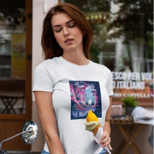 Riesenbaum Fantasy Landschaft T-Shirt