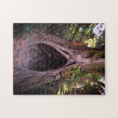 Riesenbaum, Meditationshöhle / Wald bei Sonnenunte Puzzle (Horizontal)