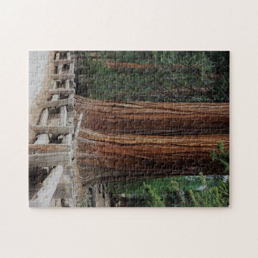 Riesenbäume im Sequoia/Kings Canyon Nationalpark Puzzle (Horizontal)