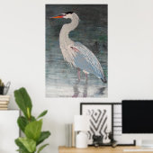 Riesenblauer Held Poster (Heimbüro)