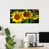 Riesenblumen, Poster (Heimbüro)