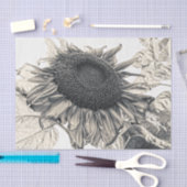 Riesenblumen Vintag Sepia Entdeckungsreise Seidenpapier (Handwerk)