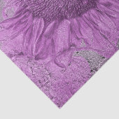 Riesenblumen Vintage Lila graue Textur Seidenpapier (Ausschnitt)