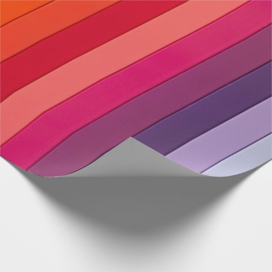 Riesenbogenstreifen Geschenkpapier (Ecke)