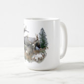 Riesenbullen-Trophäenbock Kaffeetasse (VorderseiteRechts)