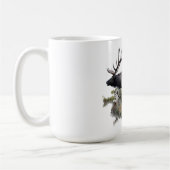 Riesenbullen-Trophäenbock Kaffeetasse (Links)