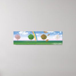 Riesencanvas drucken vier Jahreszeiten einzigartig Leinwanddruck