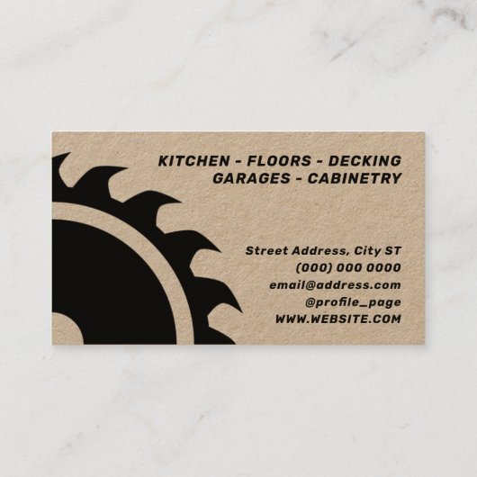 Riesendecke Visitenkarte (Rückseite)