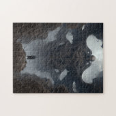 Riesendemon-Kreatur Dunkle Fantasie-Horror Puzzle (Horizontal)