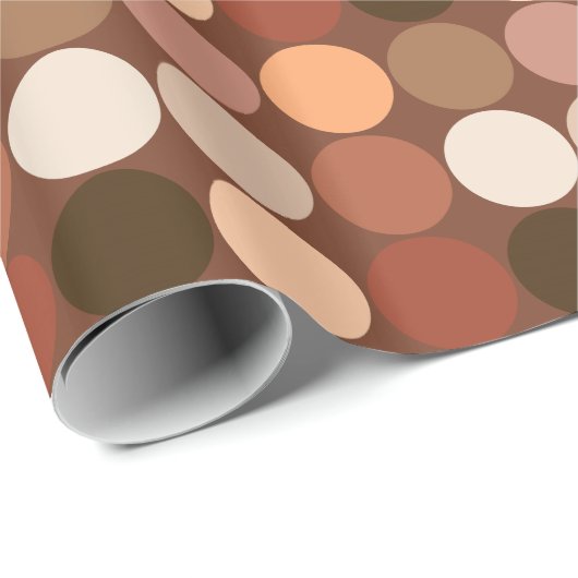 Riesendots aus der Mitte des Jahrhunderts, Schokol Geschenkpapier (Rolleneckpunkt)