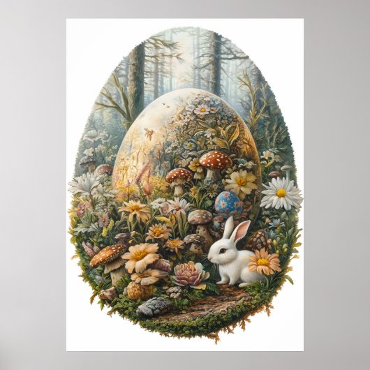 Rieseneier Fantasy Mauer Art Poster (Vorne)