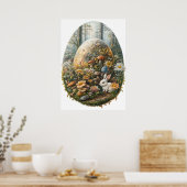 Rieseneier Fantasy Mauer Art Poster (Küche)