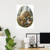Rieseneier Fantasy Mauer Art Poster (Heimbüro)