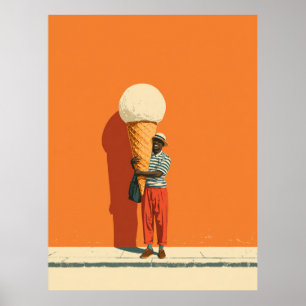 Rieseneis Creme Poster