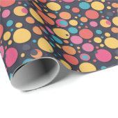 Riesenfarbige Punkte Geschenkpapier (Rolleneckpunkt)