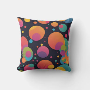 Riesenfarbige Punkte Kissen