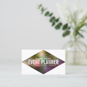 Riesenfett-Rhomboid-farbige Abdeckung Visitenkarte (Stehend Vorderseite)