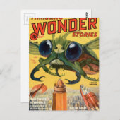 Riesenfliege Postkarte (Vorne/Hinten)