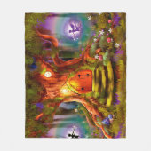 Riesenflockendecke Magic Fairy Tree Fleecedecke (Vorderseite)
