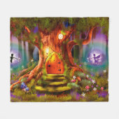 Riesenflockendecke Magic Fairy Tree Fleecedecke (Vorderseite (Horizontal))