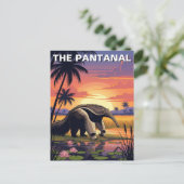 Riesenfresser im Pantanal Postkarte (Stehend Vorderseite)