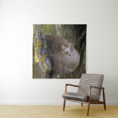 Riesenfußabdrücke Wandteppich (Beispiel (Horizontal))