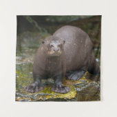 Riesenfußabdrücke Wandteppich (Vorderseite)