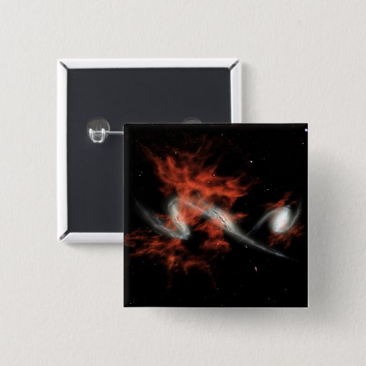 Riesengalaktische Flecken Button (Vorne & Hinten)