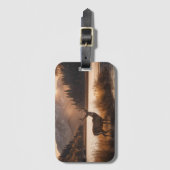 Riesengebirge am Bergsee Gepäckanhänger (Vorderseite Vertikal)