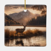 Riesengebirge am Bergsee Keramikornament (Rückseite)