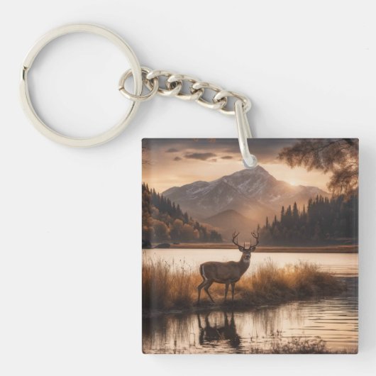 Riesengebirge am Bergsee Schlüsselanhänger (Vorderseite)