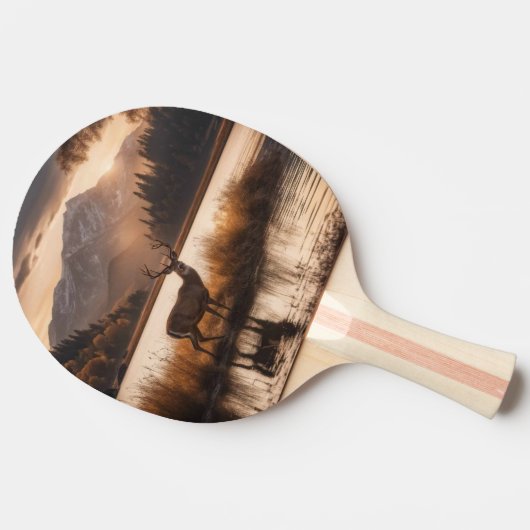 Riesengebirge am Bergsee Tischtennis Schläger (Seitenansicht)