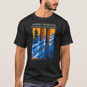 Riesengebirge Sequoia Nationalmuseum Sierra Nevada T-Shirt