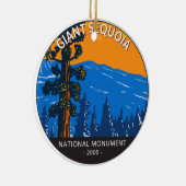 Riesengebirge Sequoia Nationalmuseum Vintag Keramik Ornament (Rechts)